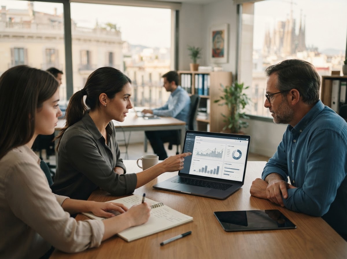 Mercado Capitalva — equipo técnico revisando modelos de análisis predictivo